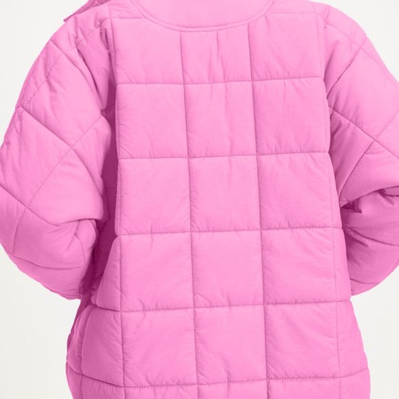 Zip Up Collared Neck Long Sleeve Jacket - Picture 12 of 16